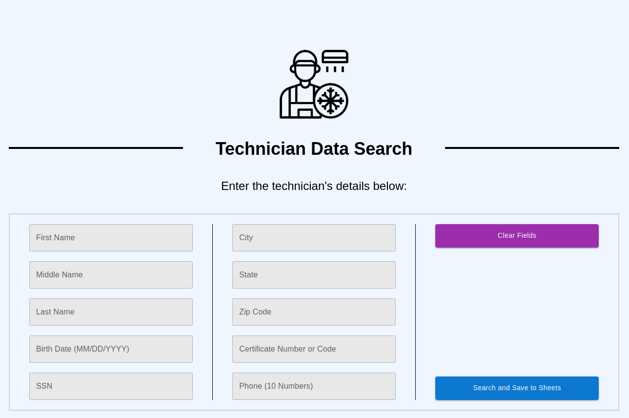 Technician Certificates